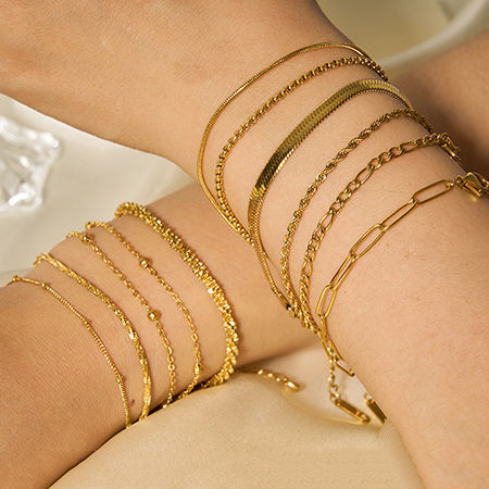 Bild für Kategorie Edelstahl Einfaches Armband