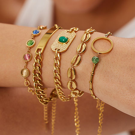 Bild für Kategorie Edelstahl Fertigarmband